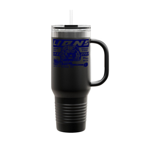 Cliff Booth Lions Drag Strip Insulated Travel Mug