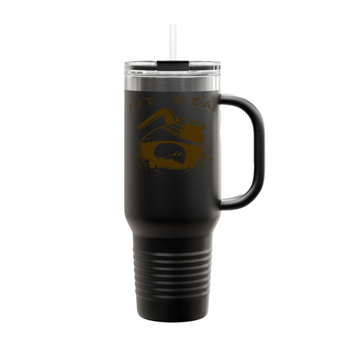 Coffee Pot Head Insulated Travel Mug