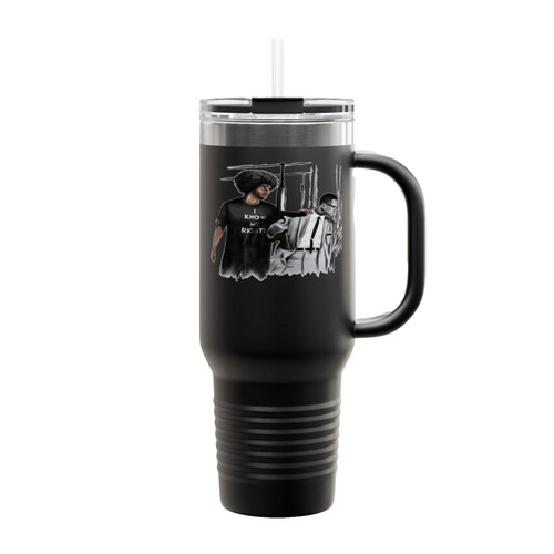 Colin Kaepernick Malcolm X I Know My Rights Insulated Travel Mug