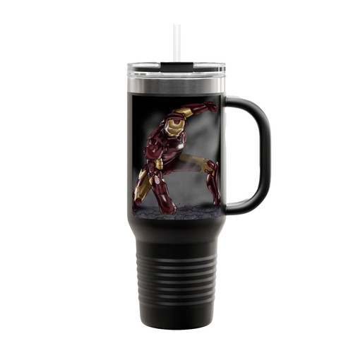 Comic Hero Iron Man Insulated Travel Mug