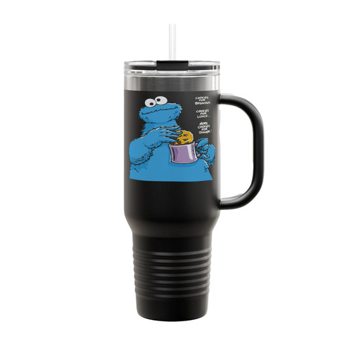 Cookie Monster Insulated Travel Mug