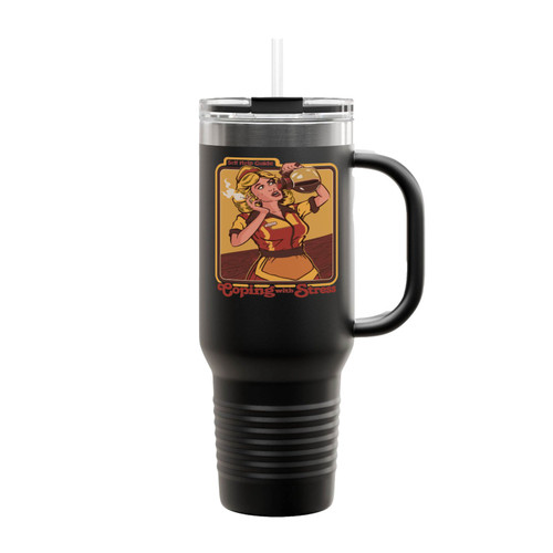 Coping With Stress Printed Insulated Travel Mug