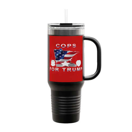 Cops For Trump Insulated Travel Mug
