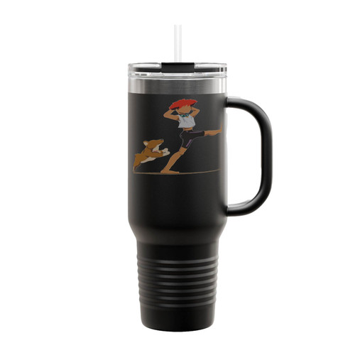 Cowboy Bebop Edward And Ein Insulated Travel Mug