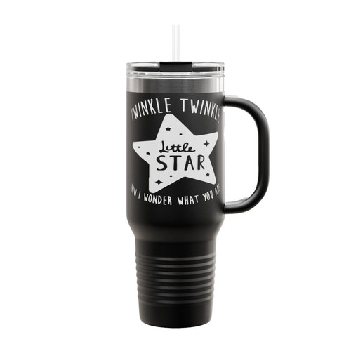 Cute Twinkle Little Star Insulated Travel Mug