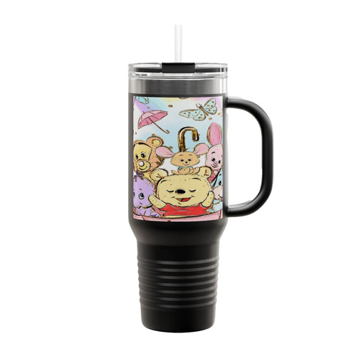 Cute Winniethe Pooh Insulated Travel Mug
