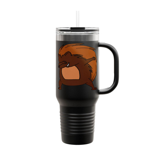 Dabbing Hedgehog Insulated Travel Mug