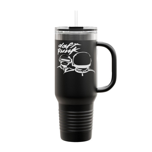 Daft Punk Retro Electronic Music Techno Insulated Travel Mug
