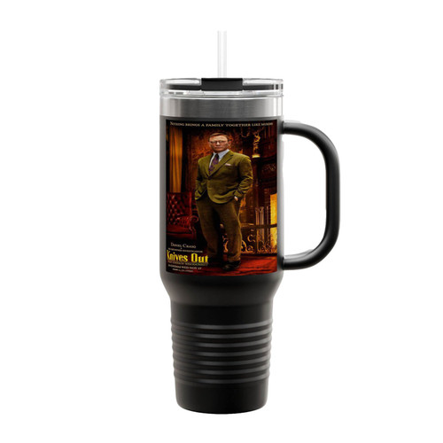 Daniel Craig Knives Out Insulated Travel Mug
