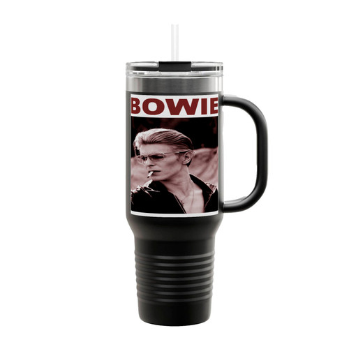 David Bowie Smoke Insulated Travel Mug