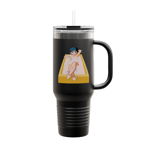 Dbz Bulma On Bath Insulated Travel Mug