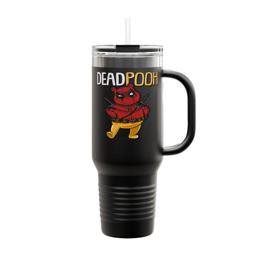 Deadpooh Comedy Insulated Travel Mug