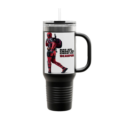 Deadpool Bad Smart Great Insulated Travel Mug