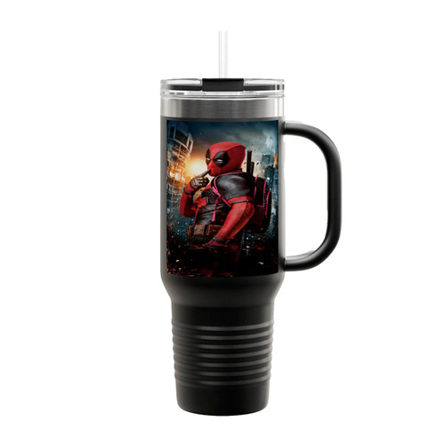 Deadpool Feminim Insulated Travel Mug