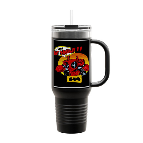 Deadpool Im The Night Insulated Travel Mug
