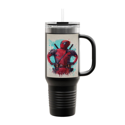 Deadpool Infinity War Insulated Travel Mug