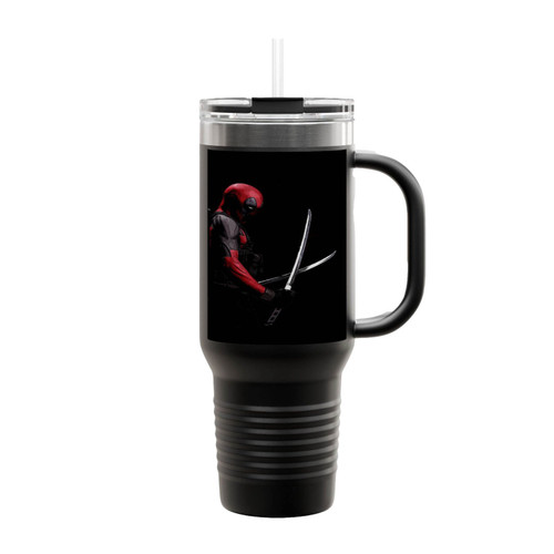 Deadpool Superhero Insulated Travel Mug