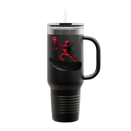 Deadpool X Spider-Man Insulated Travel Mug