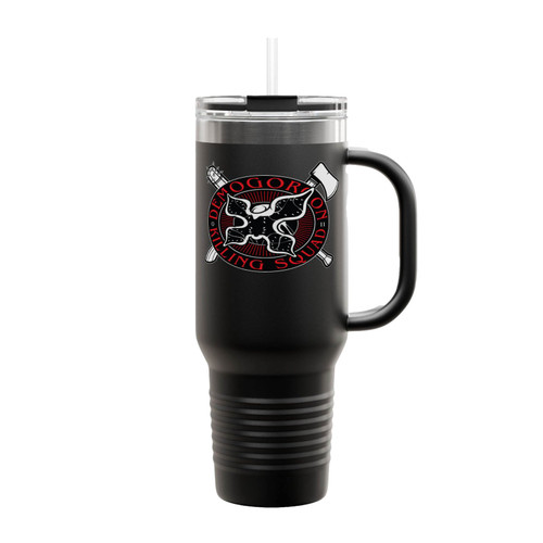 Demogorgon Killing Squad Logo Insulated Travel Mug