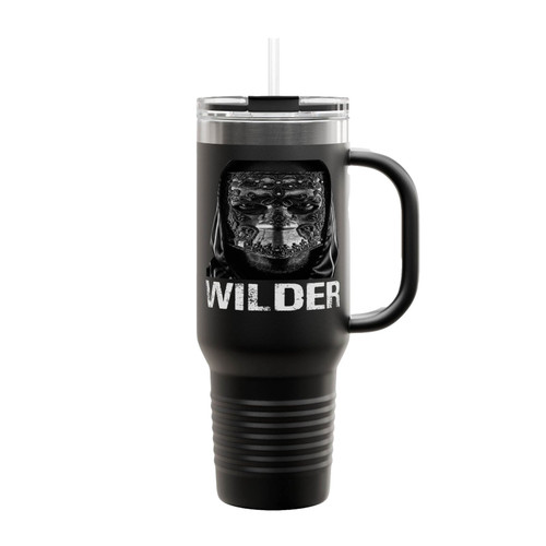 Deontay Wilder Mask Insulated Travel Mug