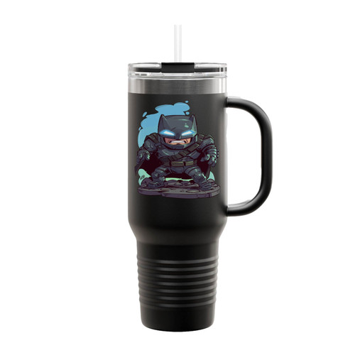 Derek Laufman Superhero Insulated Travel Mug