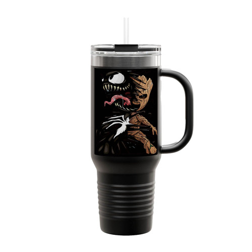 Devil Groot Superhero Insulated Travel Mug