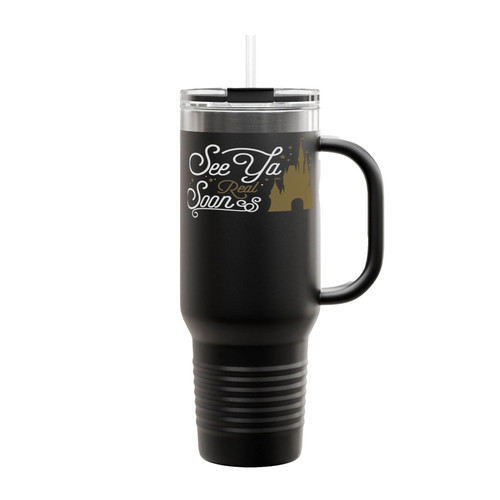 Disney Castle See Ya Real Soon S Insulated Travel Mug