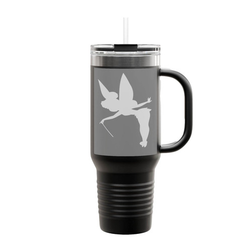 Disney Tinkerbell Silhouette Insulated Travel Mug