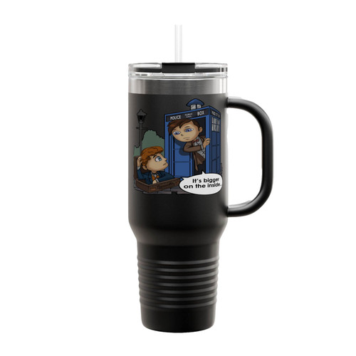 Doctor Who Fantastic Beasts - Bigger On The Inside Insulated Travel Mug