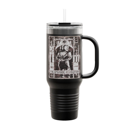 Doctor Who Steampunk Cyberman Insulated Travel Mug