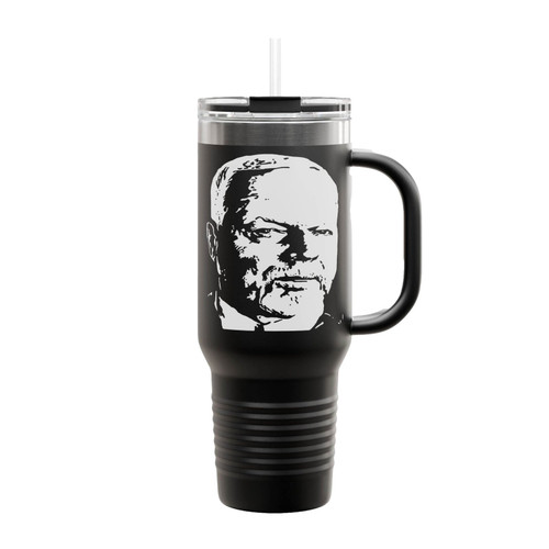Don Cherry Silhouette Insulated Travel Mug