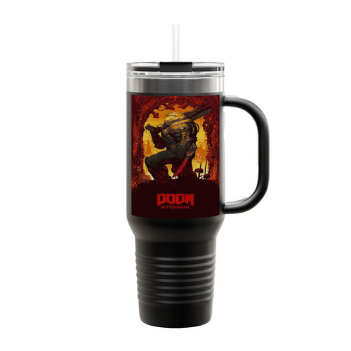Doom Eternal Blood Insulated Travel Mug