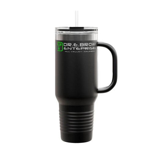 Dr E Brown Enterprises Back To The Future Insulated Travel Mug
