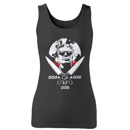 High quality print of this slim fit anthony bourdain american celebrity chef women tank top will turn heads. And bystanders won't be disappointed - the racerback cut looks good one any woman's shoulders. High quality print of this slim fit anthony bourdain american celebrity chef women tank top will turn heads. And bystanders won't be disappointed - the racerback cut looks good one any woman's shoulders.