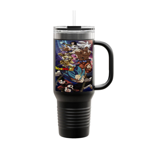 Dragon Ball Universe Tournament Of Power Poster Insulated Travel Mug