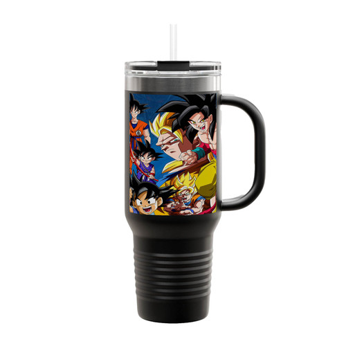 Dragon Ball Z Goku Vegeta Gohan Insulated Travel Mug