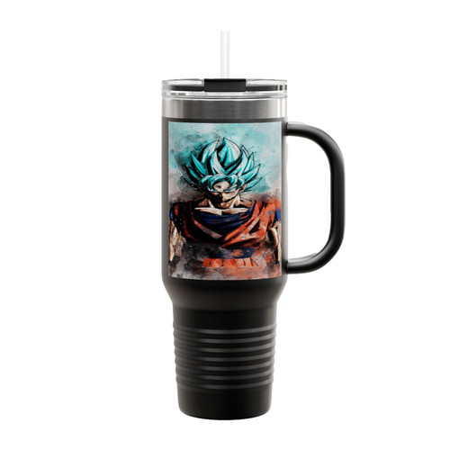 Dragon Son Goku Gohan Super Saiyain Insulated Travel Mug