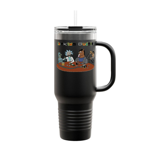 Drinking Buddies Rick & Morty Archer Bojack Horseman Insulated Travel Mug