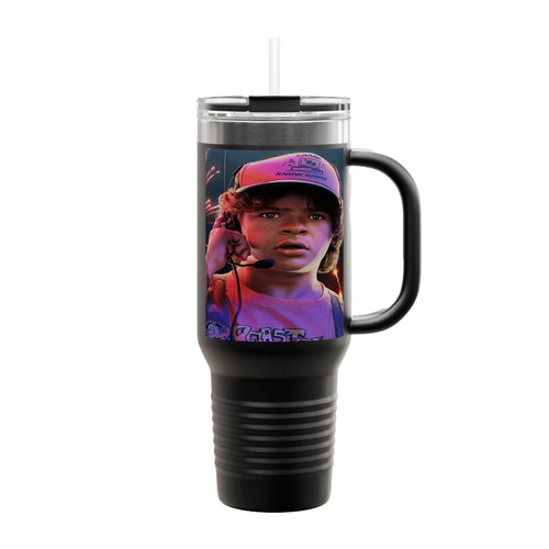 Dustin Stranger Things Insulated Travel Mug