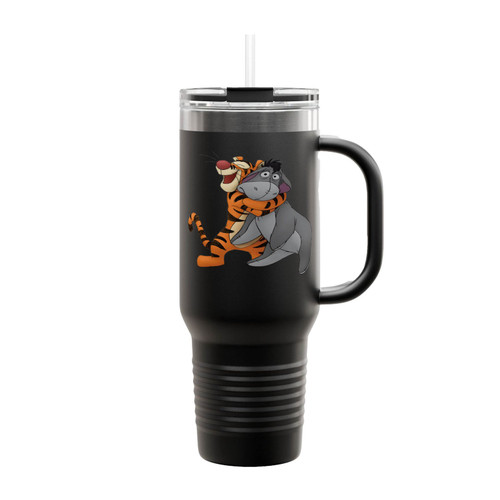 Eeyore And Tigger Insulated Travel Mug