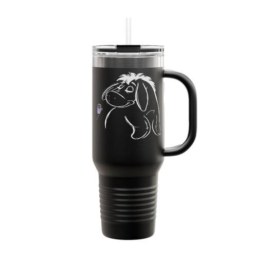 Eeyore Winnie The Pooh Sketch Insulated Travel Mug
