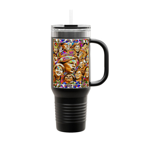 Elizabeth Warren Tribute Insulated Travel Mug