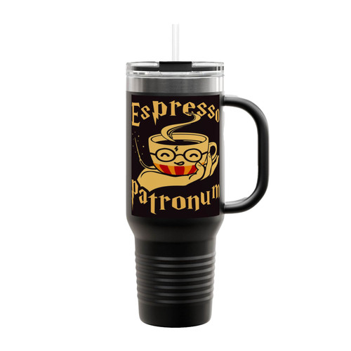 Espresso Patronum Coffee Harry Potter Hogwarts Insulated Travel Mug