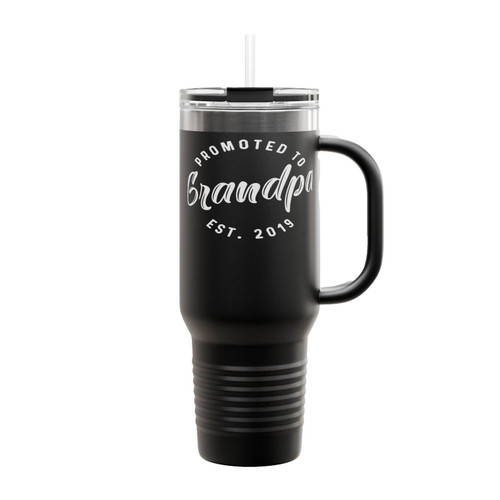 Est 2019 Best Grandpa Insulated Travel Mug