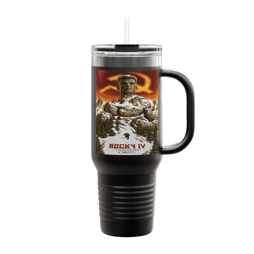 Exclusive Creed 2 Rocky Balboa Vs Ivan Drago Insulated Travel Mug