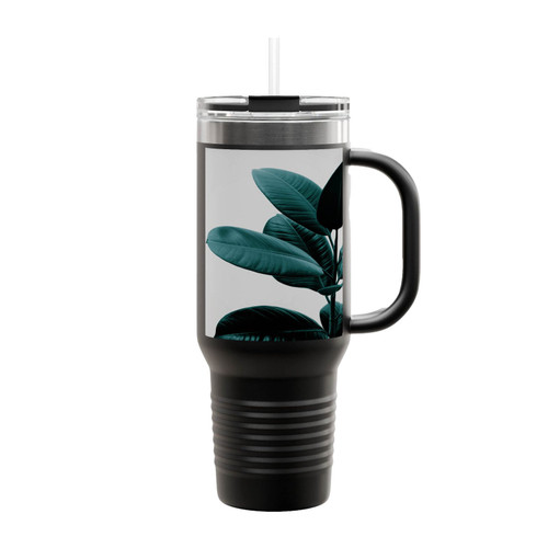Ficus Elastica Insulated Travel Mug
