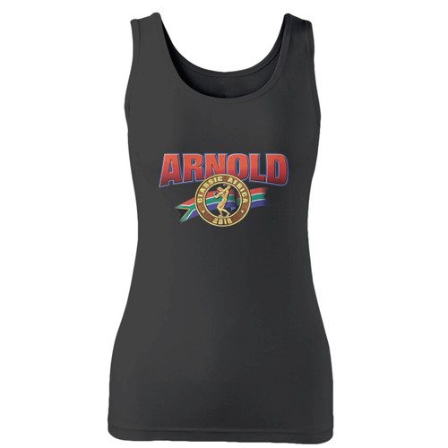 High quality print of this slim fit arnold classic bodybuilding africa women tank top will turn heads. And bystanders won't be disappointed - the racerback cut looks good one any woman's shoulders. High quality print of this slim fit arnold classic bodybuilding africa women tank top will turn heads. And bystanders won't be disappointed - the racerback cut looks good one any woman's shoulders.