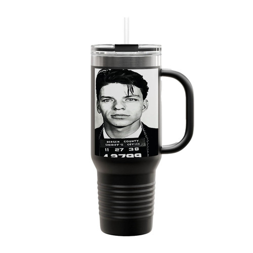Frank Sinatra Mugshot Sinatra Insulated Travel Mug