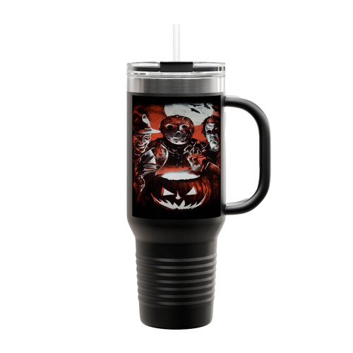 Freddy Krueger Jason Michael Myers Insulated Travel Mug