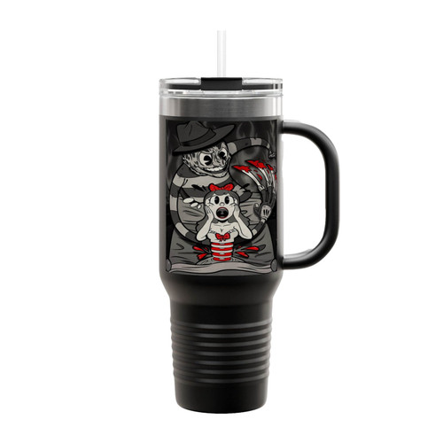 Freddy Krueger Vintage Cartoon Insulated Travel Mug